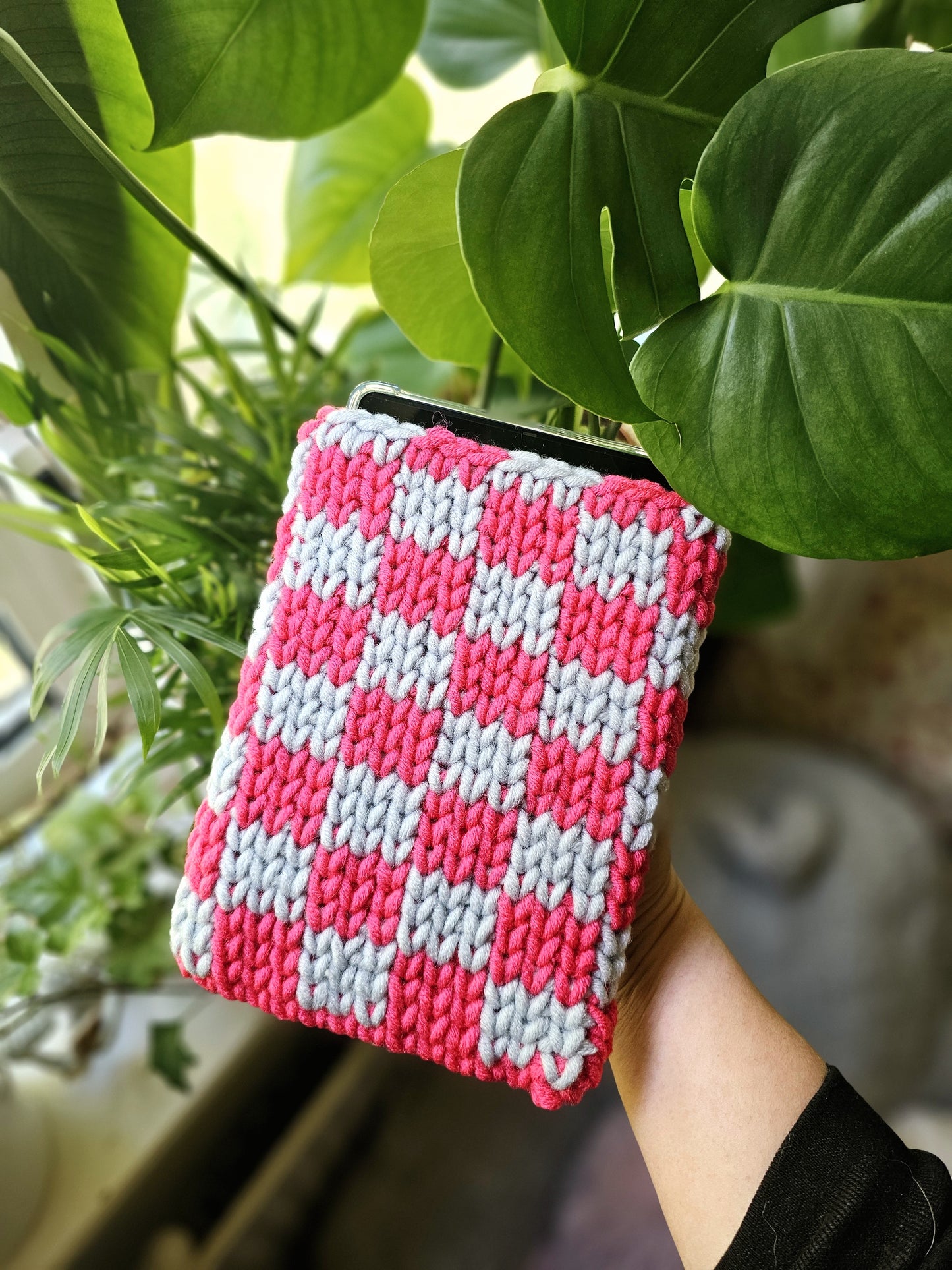 KINDLE CASE | PINK & GREY